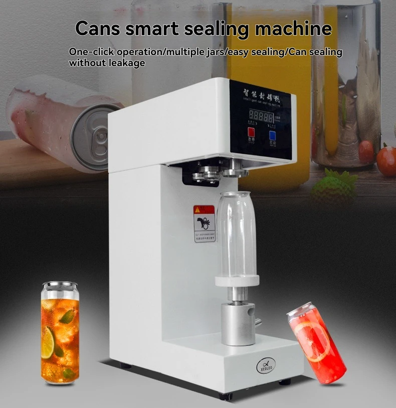 

Beverage Cup Sealing Machine Can Sealing Machine Commercial Semi-automatic Sealing Machine PET Bottle Sealing Machine