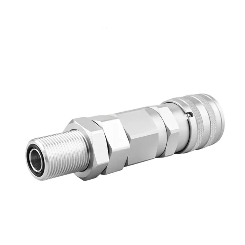 Replace 1938335 Hydraulic Flat Face Quick Coupler Female 193-8335 For Caterpillar Skid Steer& Backhoe Loaders