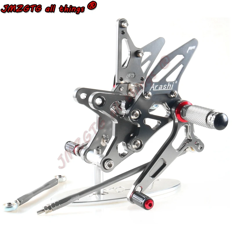 Motorcycle CNC Adjustable Foot Rset For KAWASAKI ZX6R 2009 10 11 12 13 14 15 16 17 18 19 20 21 22 2023 Racing Front pedal