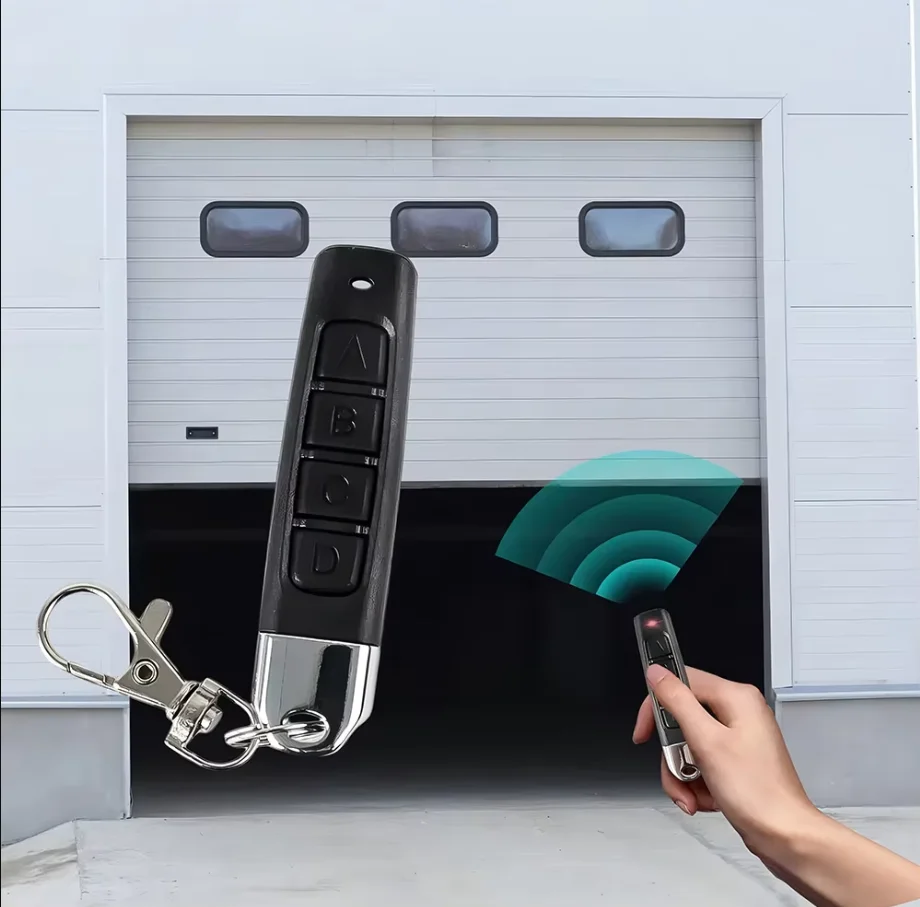 10-50PCS Remote Control 433MHz Car Key Garage Door Gate Opener Remote Control Duplicator Clone Cloning Code 4-Button Transmitter