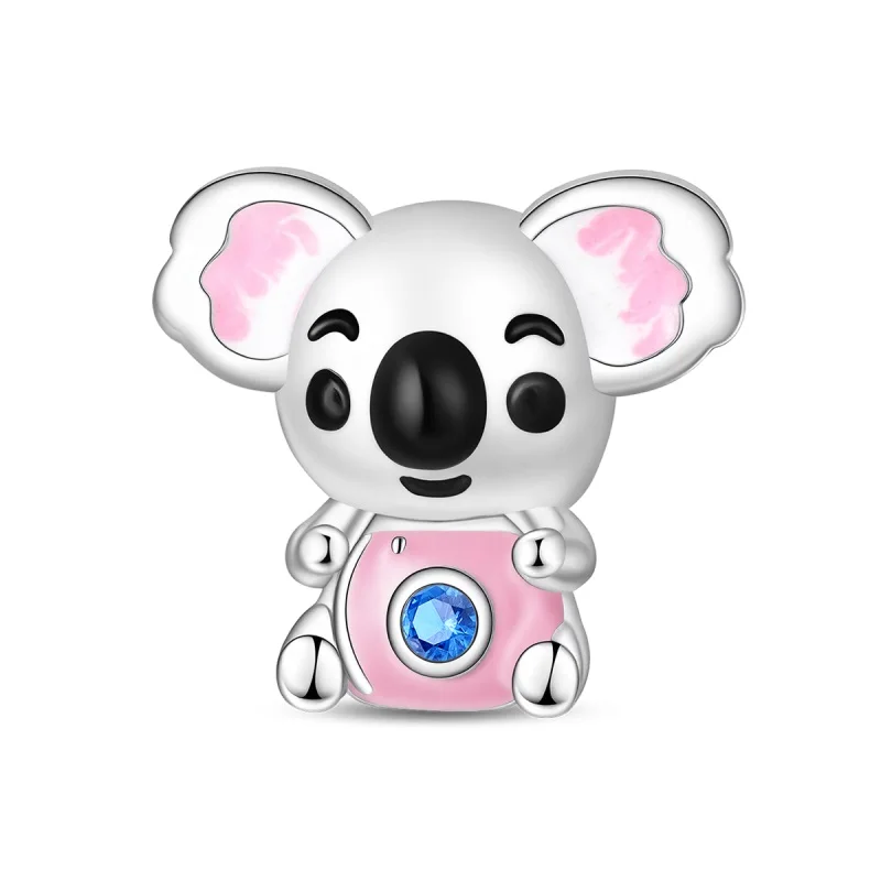 Stylish 925 Sterling Silver Popular Camera Koala Charms Bead Fit Original Bracelet DIY Girls Travel Xmas Souvenir Gift For Her