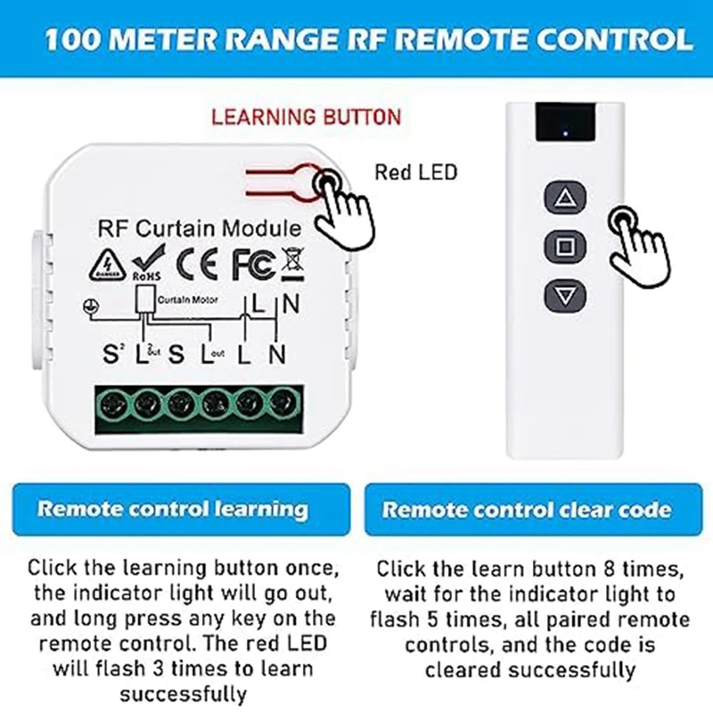 Tuya Wifi Smart Curtain Switch Controllers Roller Blinds Shutter Motor Smart Life APP Remote Control Alexa Google Home Durable