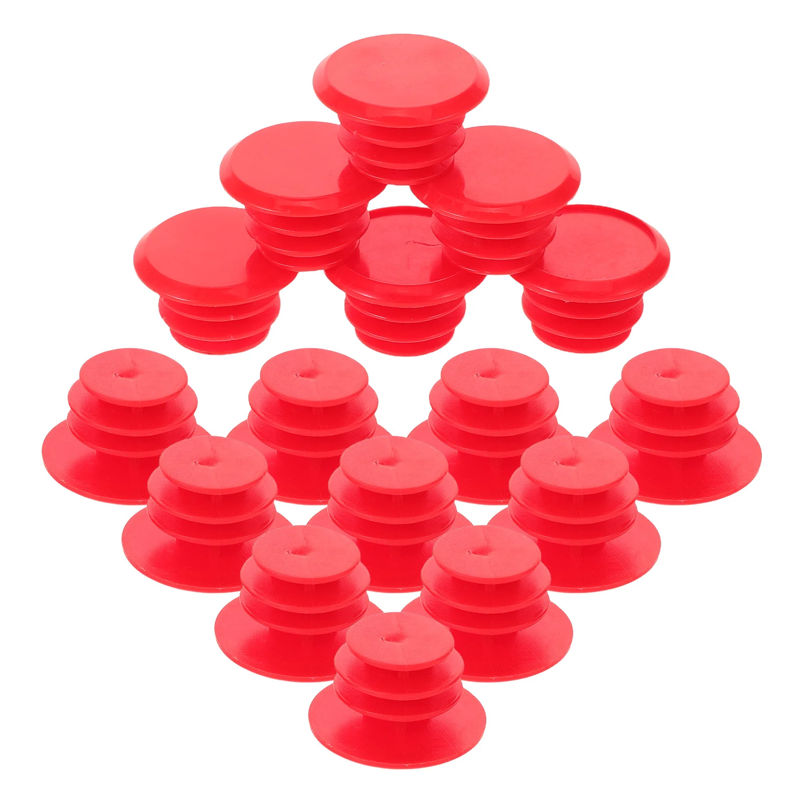 40Pcs Bike Handlebar End Caps Plastic Bar Plugs Mountain Road Bike Tube Protectors Ergonomic Anti-Vibration Covers