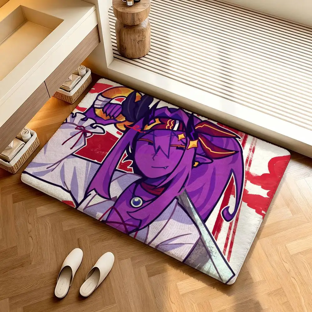 game Egg Tax Duo Wemmbu Eggchan  Shower Room Absorbent Small Floor Mat Soft Comfortable Decorative Foot Mat