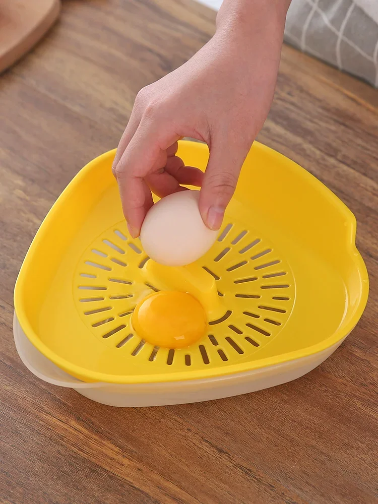 Leaking egg white egg yolk separator plus size baking household triangular egg liquid isolation artifact filter tool