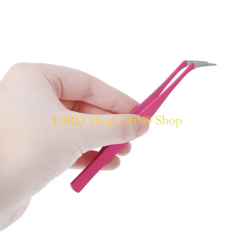 L8RD 2PCS Thép không gỉ Công cụ làm móng cho lông mi mở rộng nhí nhí nhét