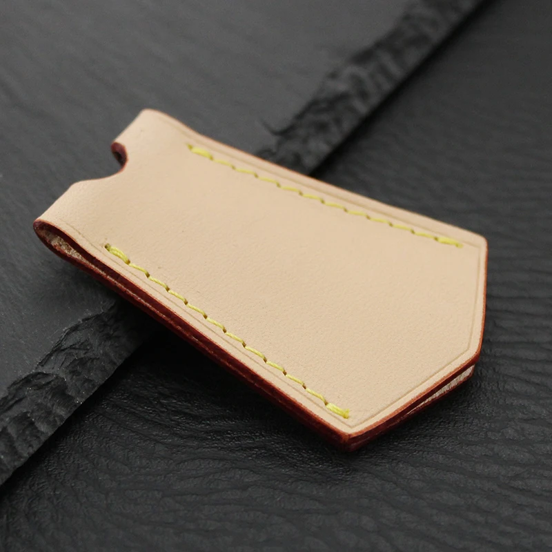 TINBERON Bags Accessories Luggage Tag Hang Tag Fashion Bag Decoration Natural Vachetta Leather Travel Luggage Tag for Luxury Bag