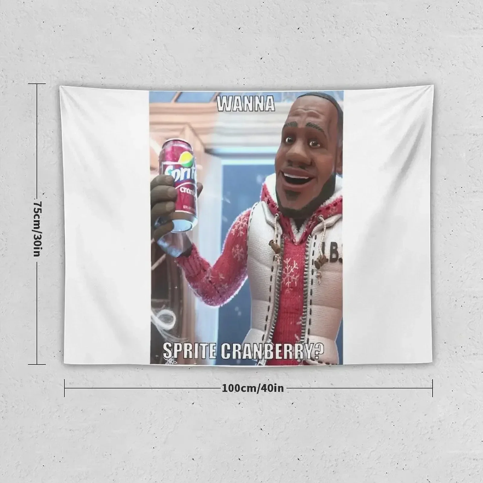 Sprite Cranberry - Wanna Sprite Cranberry Tapestry Wall Carpet Decor For Room Tapestry