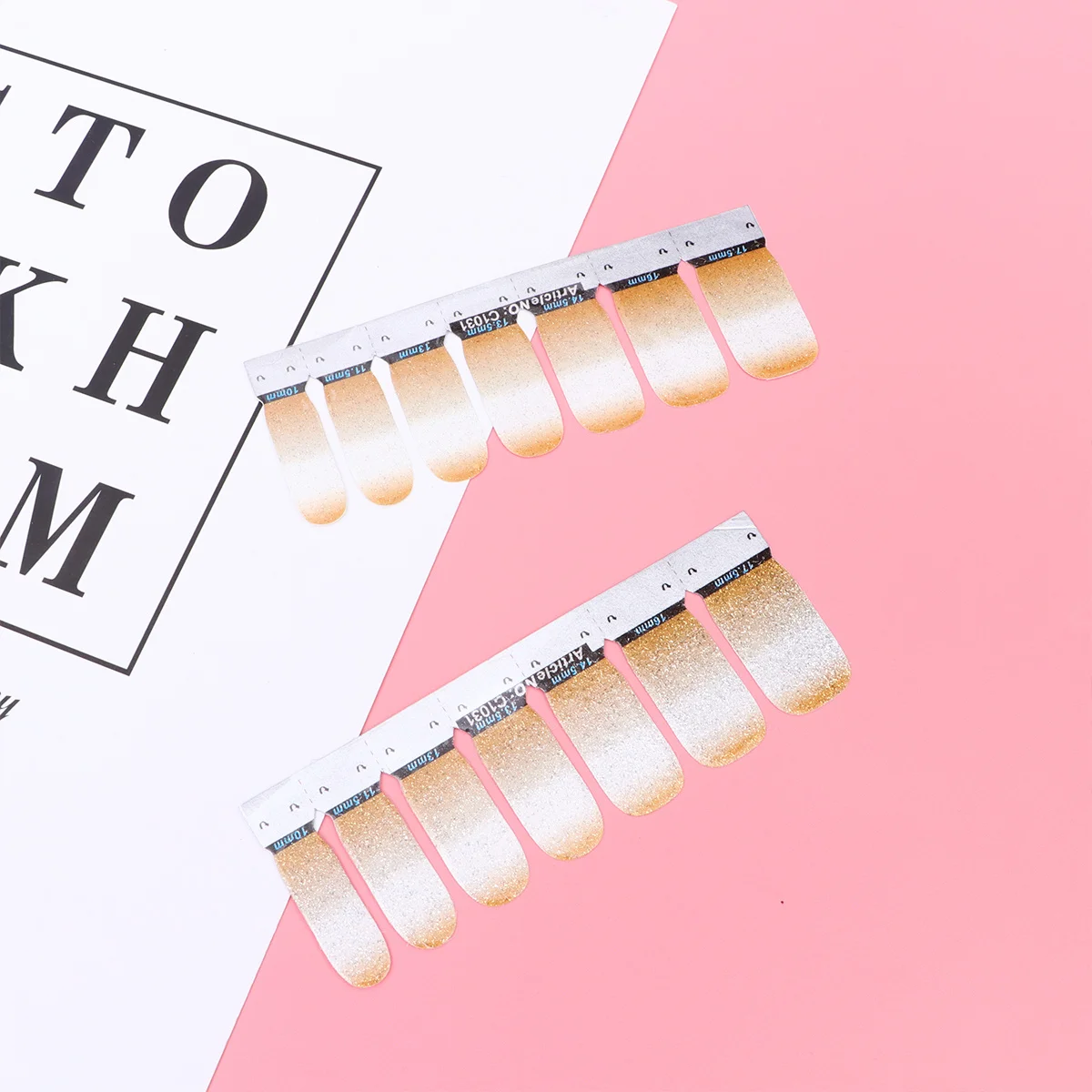 3 fogli adesivi per unghie glitter Decalcomanie uniche per nail art Decorazione manicure fai da te Facile da applicare per Natale Compleanno Halloween