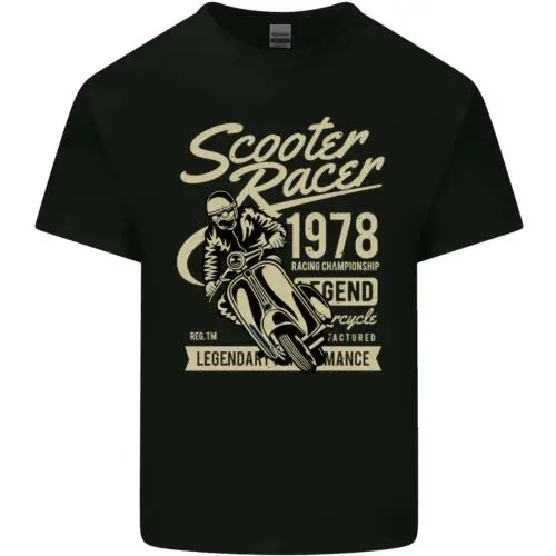 Scooter Racer Legend 1978 Motorrad Herren Baumwolle T-Shirt