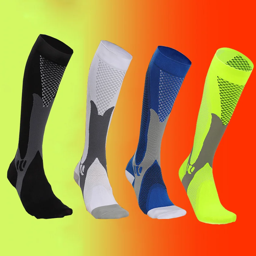 

Compression Running Socks Stockings Bicycle Cycling Socks for Man Compression Socks Medical Nursing Knee High 30 MmHg Sock