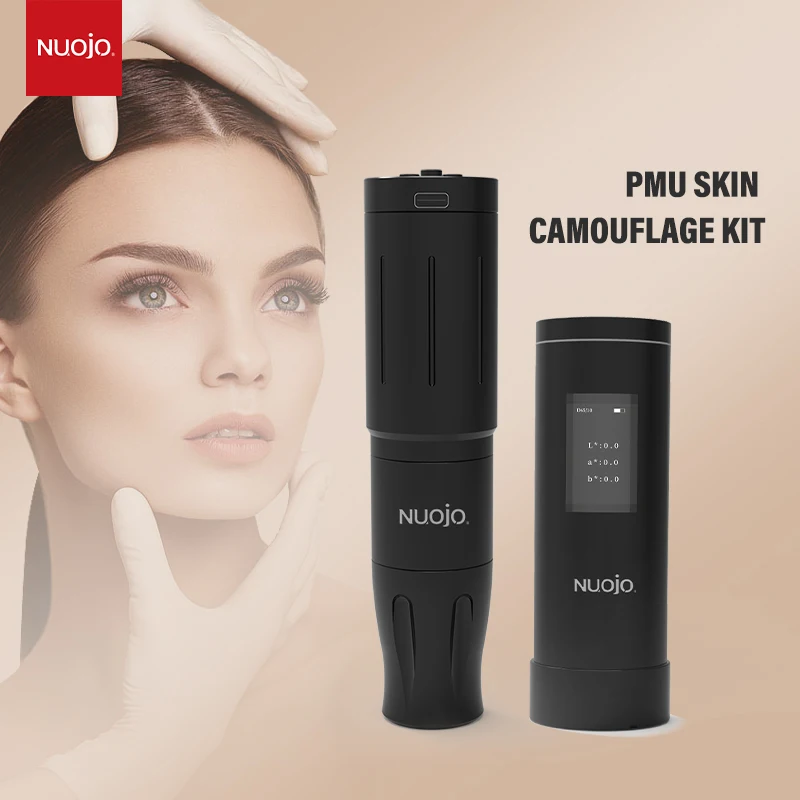 FAMISOO Permanent Make-Up Tattoo Maschine Narbe Camouflage Kit Haut Rekonstruktion Narbe Abdeckung