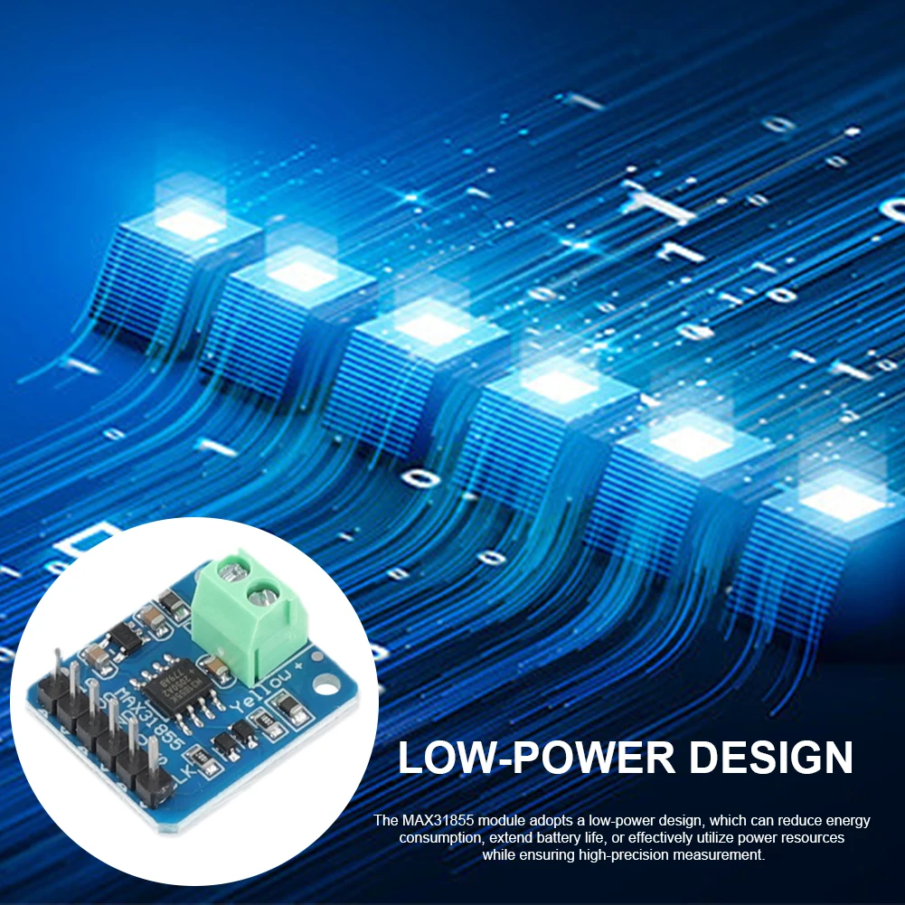 MAX31855 Thermocouple Probe Sensor Readable K Type Thermocouple Module Development Board -200℃ To +1350℃ Electronic Components