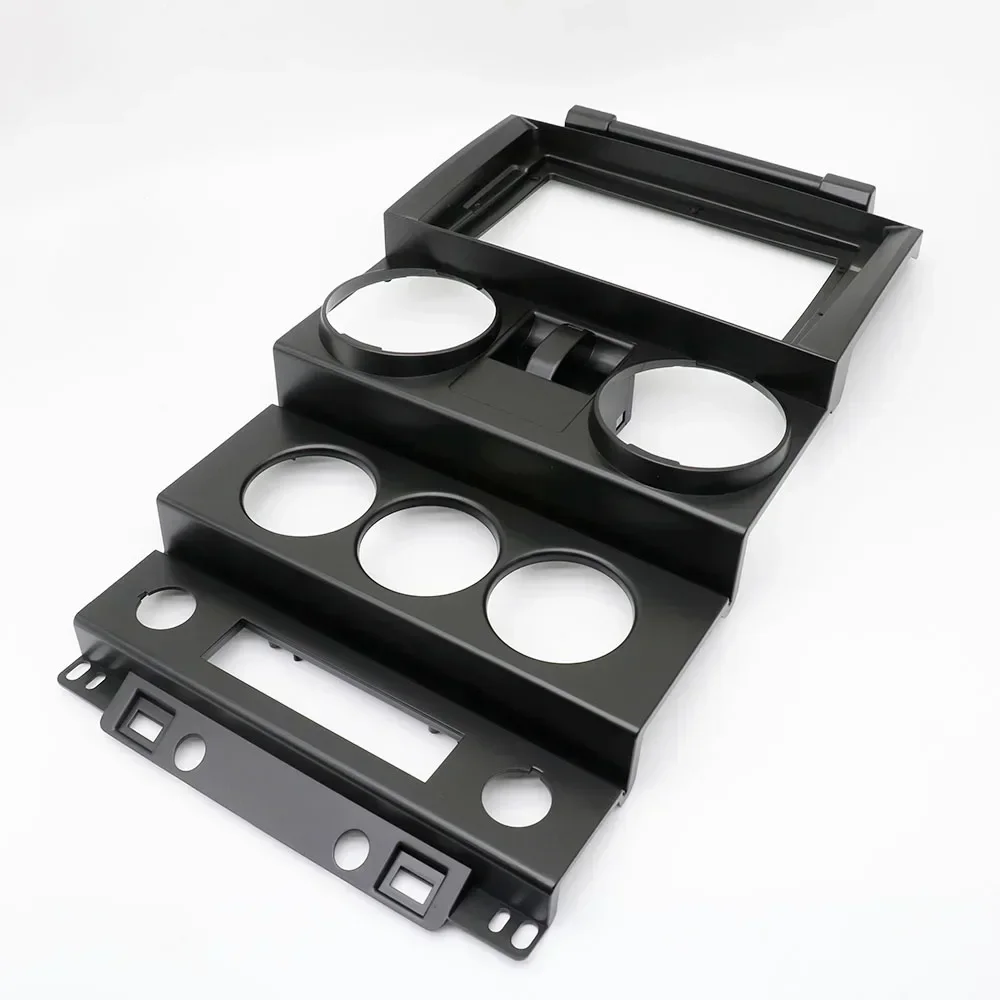 

2 Din Head Unit Panel Dash Frame for 2008-2010 Jeep Wrangler Rubicon 9 Inch Car Radio Fascias Android GPS MP5 Stereo Player