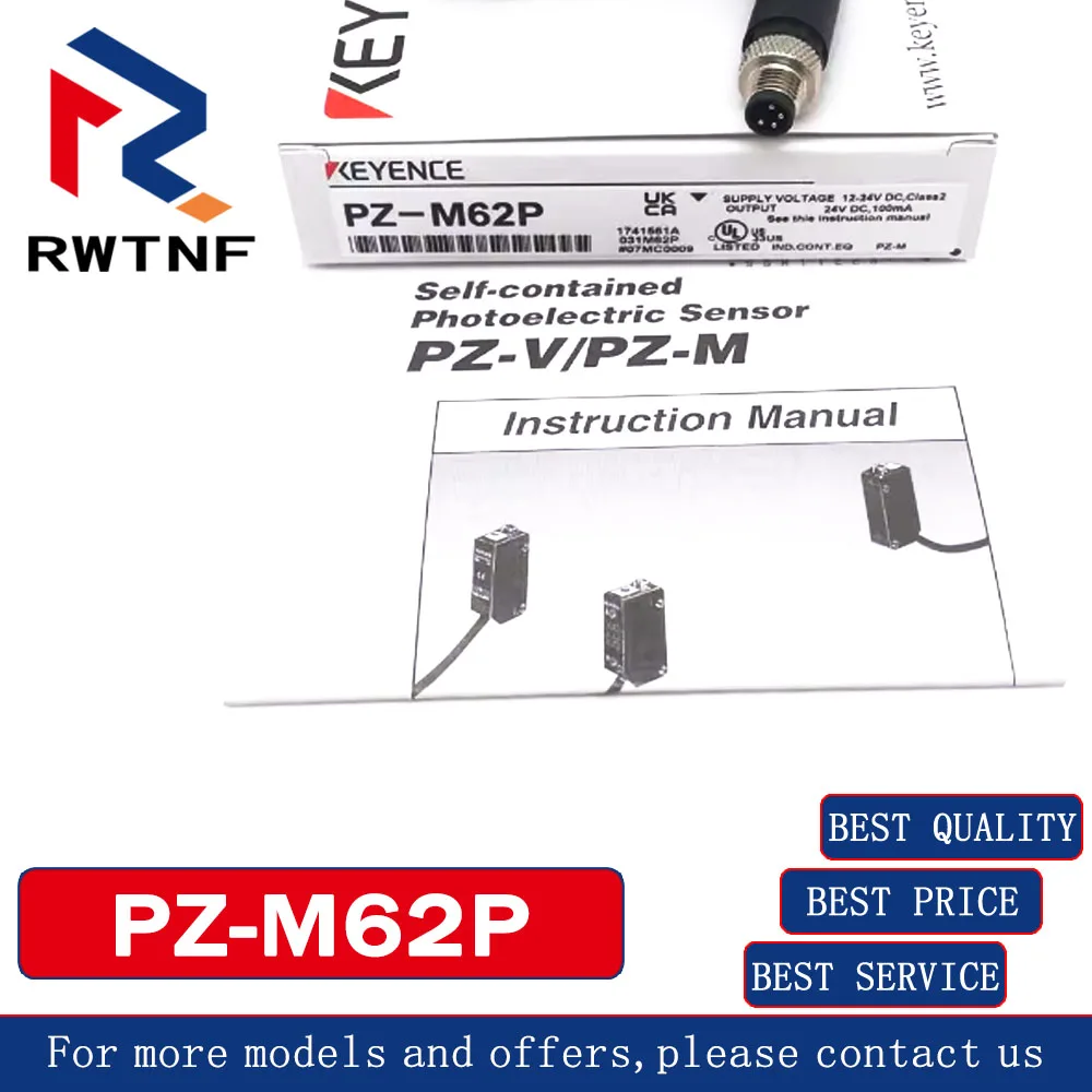 Brand New Genuine PZ-M62P KEYENCE Reflective photoelectric switch sensor Brand New Genuine