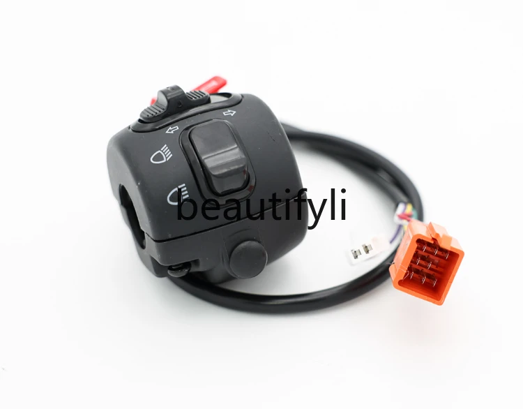 Electric vehicle accessories A707 A505 left combination control far and near light P gear speaker steering switch