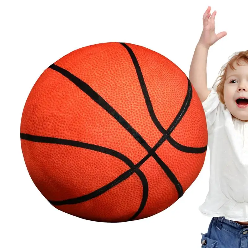 Basketball Pillows For Boys Realistic Soft Plush Toy Creative Cute Ball Plushies Flexible Toys For Boys Girls Birthday New Year