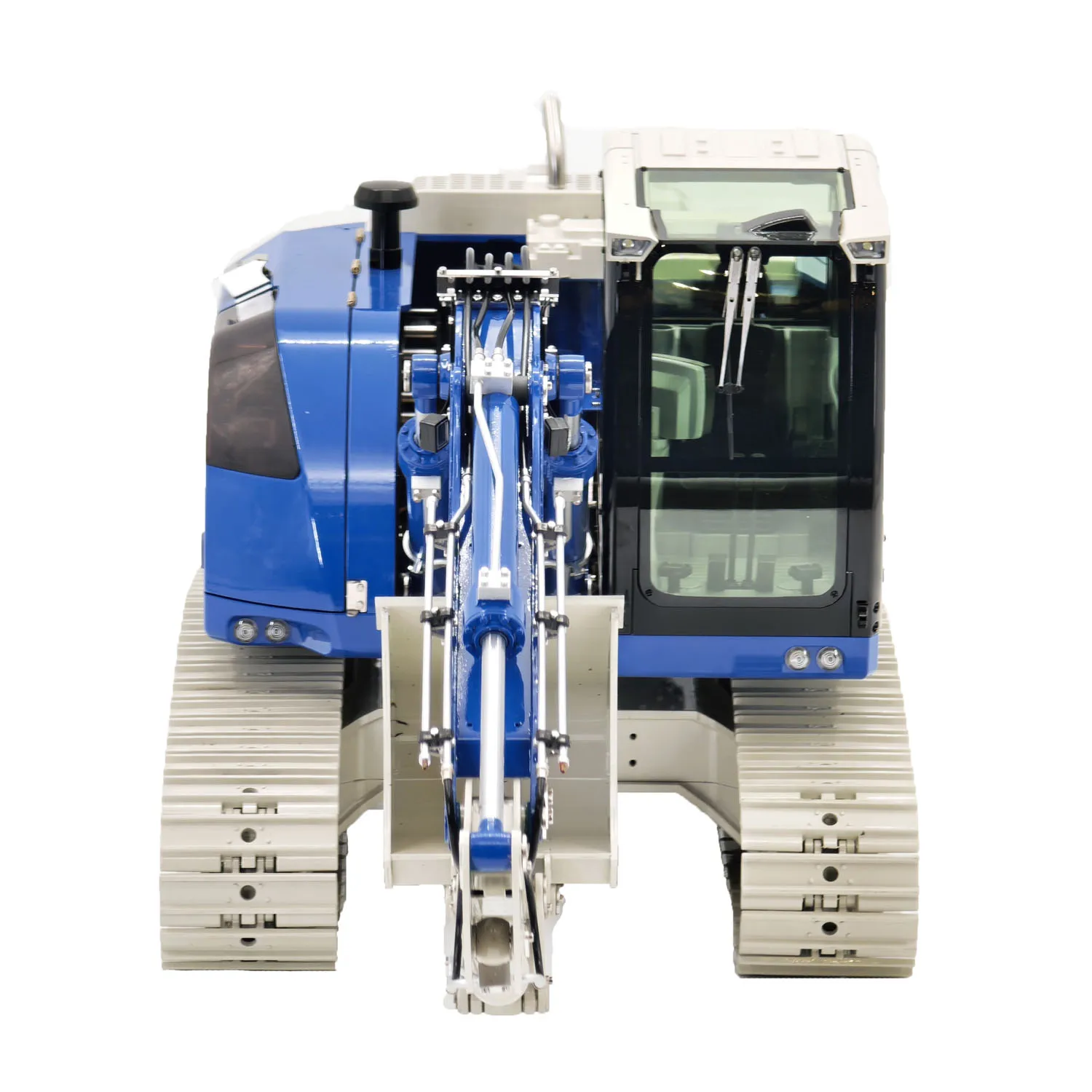 R920 1/14 المعادن 2 الأسلحة RC الهيدروليكية حفارة مجنزرة JDM-208 راديو التحكم حفار لودر أطفال بالريموت كنترول نظام الصوت لعبة البطارية #5