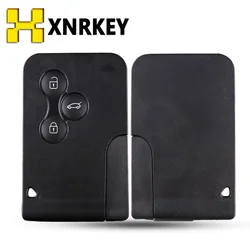 XNRKEY-carcasa de llave de tarjeta inteligente, repuesto de 3 botones para Renault Megane 2, 3, Koleos Scenic