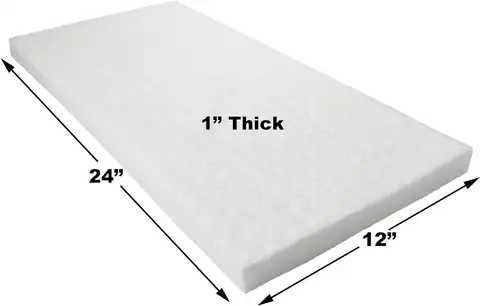 내열성 지르코늄 베어링 세라믹 섬유 담요, 내화성 단열 코튼, 1 인치 두께, 12 인치 x 24 인치, 1430 ℃