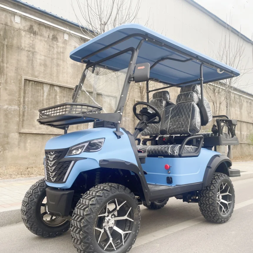 

Street Legal Electric Lithium Battery Golf Cart China 2 4 6 Seater New Energy Electric Golf Cart Powerful Motor 5000W 7000W