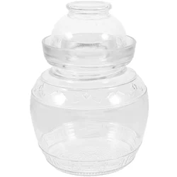 Kimchi Altar Practical Storage Tank Jar Pickle with Lid Filter Household Can Glass Food Wide Mouth Mason Jars