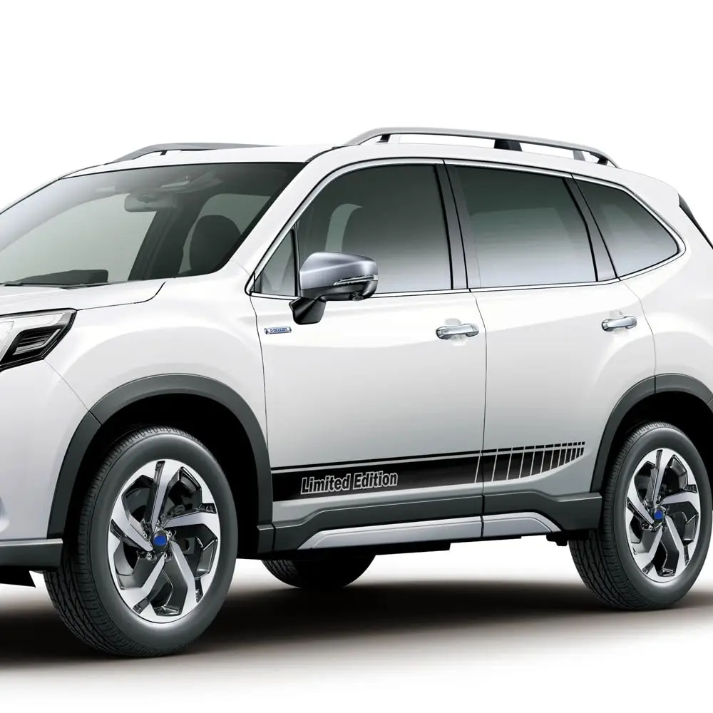 

2pcs 66" Long Car Door Side Skirt Racing Stripes Vinyl Decal Stickers Compatible with Subaru Forester 2014-2025
