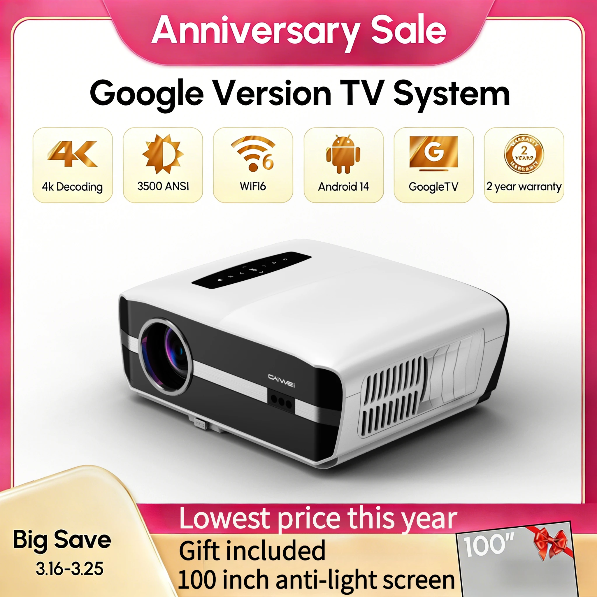 New 4K Projector Au…