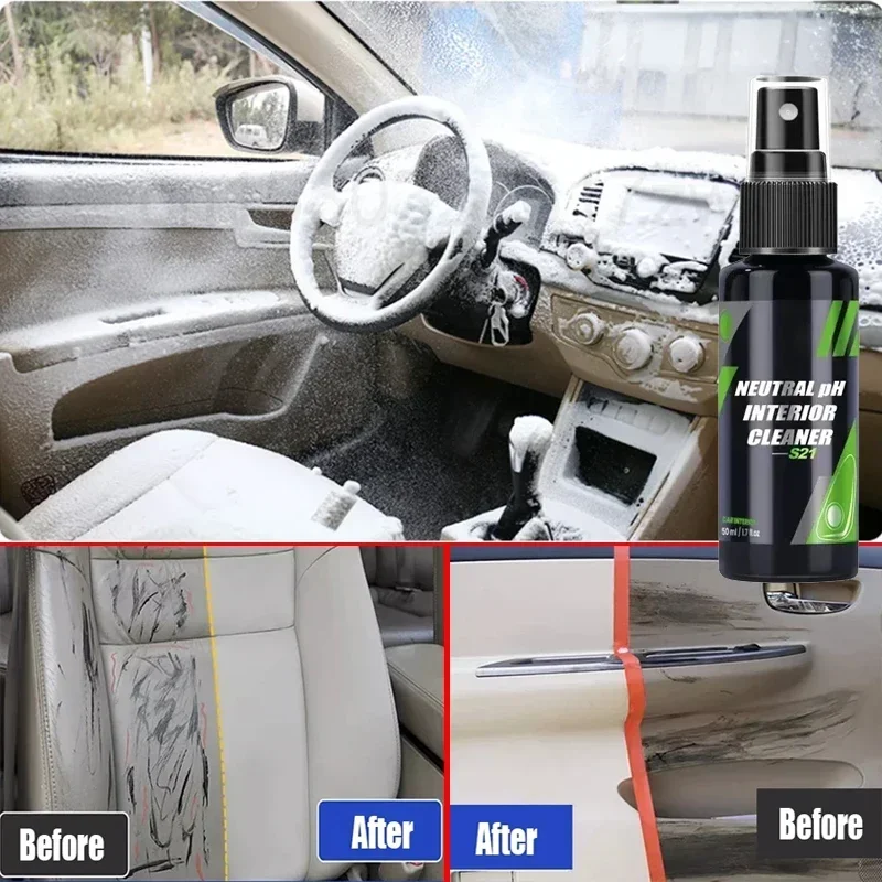 

Multi-Purpose Foam Cleaner Rust Remover Cleaning Car House Seat Car Interior Accessories Home Kitchen Cleaning Foam Spray