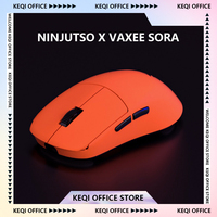 NINJUTSO X VAXEE SORA Mouse Lightweight Paw3950 Sensor 4k Low Latency Ergonomics Custom Wireless Gaming Mouse PC E-sports Gifts
