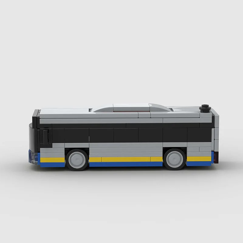 Turin bus bus moc compatible LEGO small particles children's toys DIY building block educational toys wholesale