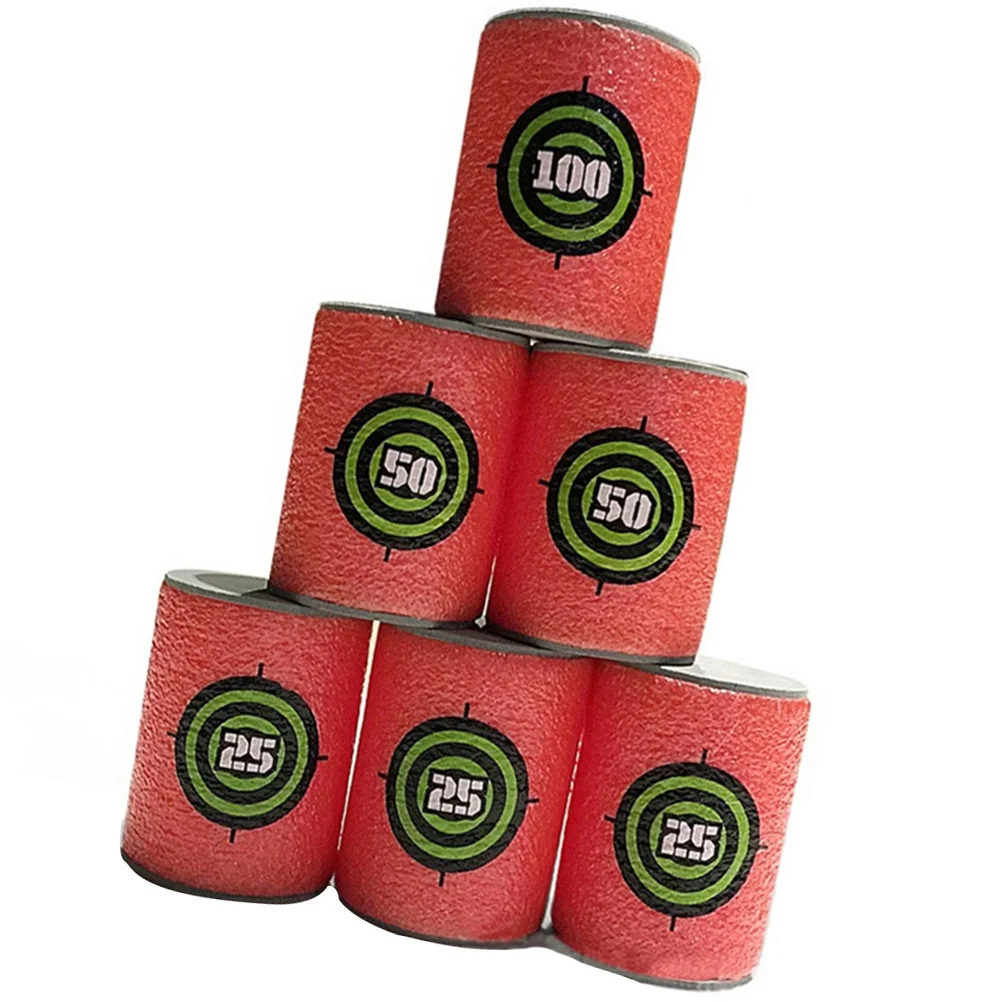 เป้าซ้อมยิง 12 ชิ้น ทำจากวัสดุ EVA เหมาะสำหรับเด็กผู้ชาย เล่นกลางแจ้ง เกมครอบครัวแบบอินเทอร์แอคทีฟ