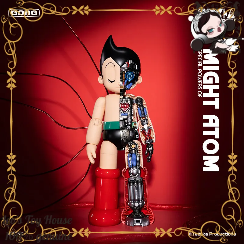 

POPMART GONG Astro Boy Die-cast Action Figure / Astro Boy Die-cast Articulated Assembly Model Gift Ideas For Valentine'S Day