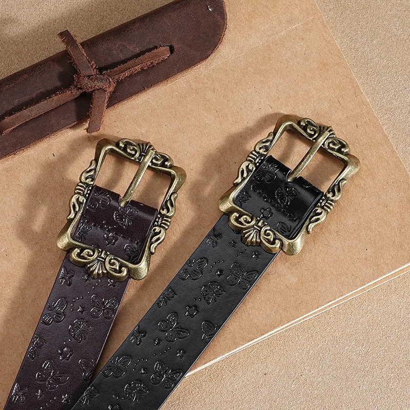 Retro riem, damesmode, veelzijdige ins, Koreaanse studentenversie, riem, damesjurk, jeans met casual patronen