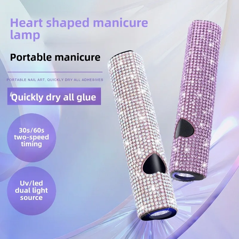 Handheld Nail Dryer Lamp UV/LED Nail Curing Gel Polishing Tool USB Rechargeabl Quick Drying Lamp  Nail Tools Gel Lamp