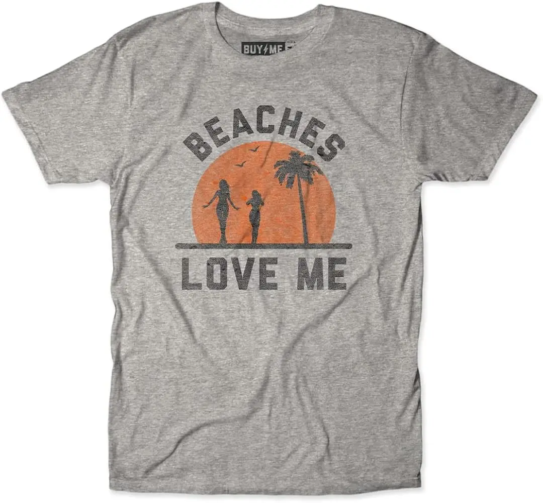 Buy Me Brunch Beaches Love Me Funny Summer  High Quality 100%Cotton Short Sleeve