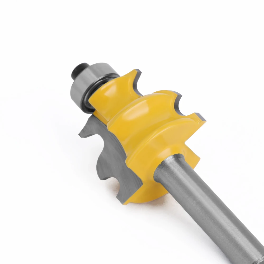 LAVIE-Carbide Fresadora para Carpintaria, 8mm Haste, Bit De Moldagem Arquitetônica, Bit De Roteador, Moinho De Cara, 02079, 1Pc