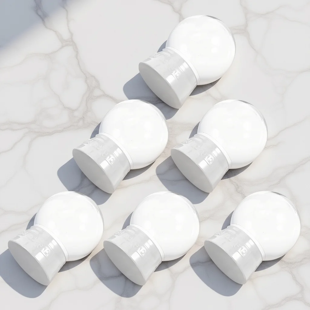 

6Pcs Crystal Ball Accessories 270ml Empty DIY Snow Globes Fillable Plastic Jars Screw Cap Christmas Home Decor