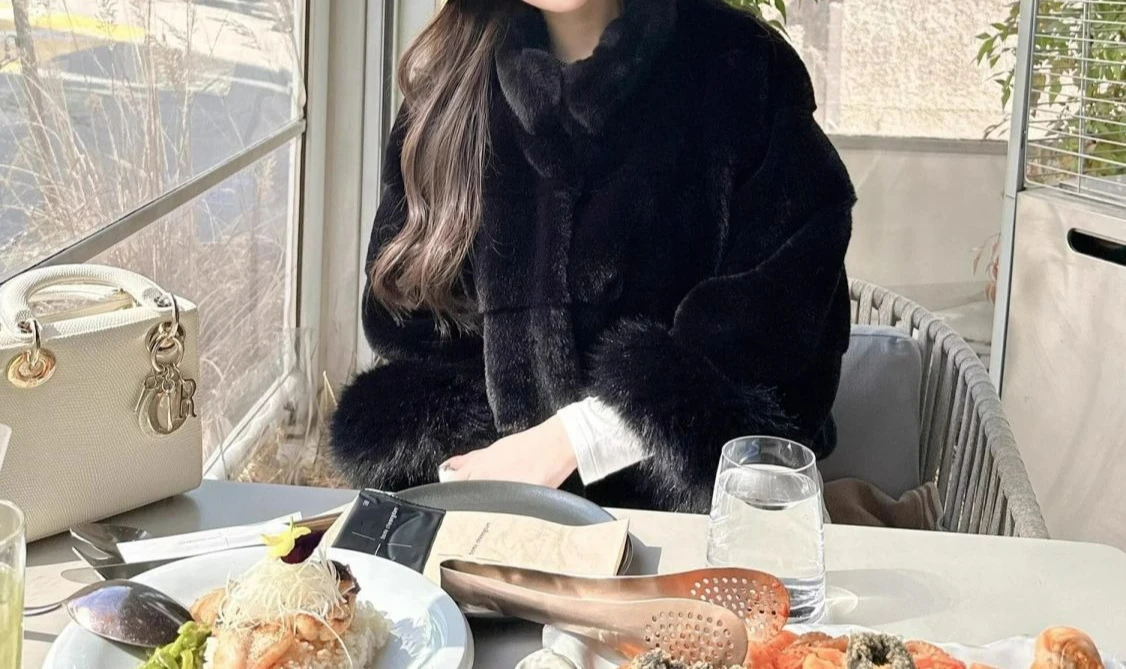 2025 Autumn Winter New Short Thickened Eco-Friendly Fur Coat Casual Fashion Versatile Warm Overcoat