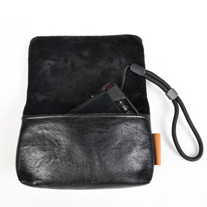 The Camera Bag Is Suitable for Ricoh GR2 GR3X G7X3 G7X2 G7X Black Card Series RX100M3 M4 M5 M6 M7 Digital Cameras Small Handbags