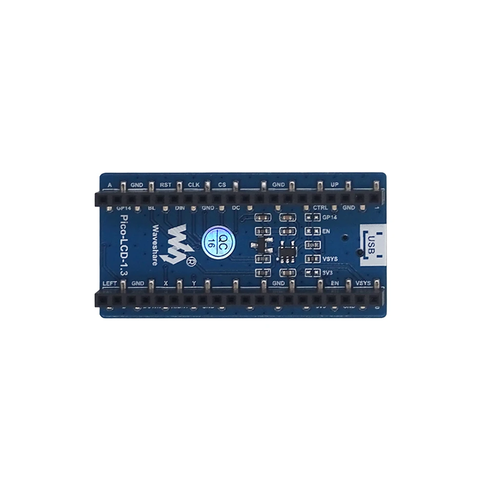 1,3-inch LCD-displaymodule voor Raspberry Pi Pico, 65K RGB-kleuren, 240×240 resolutie, SPI-interface ingebedde ST7789-driver