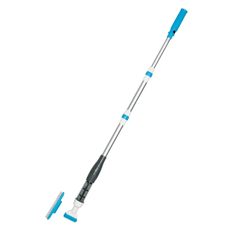 Cordless Rechargeable Pool Vacuum Cleaner for Spa with 160cm Telescopic Pole Automatic Swimming Pool Cleaning Robot Device