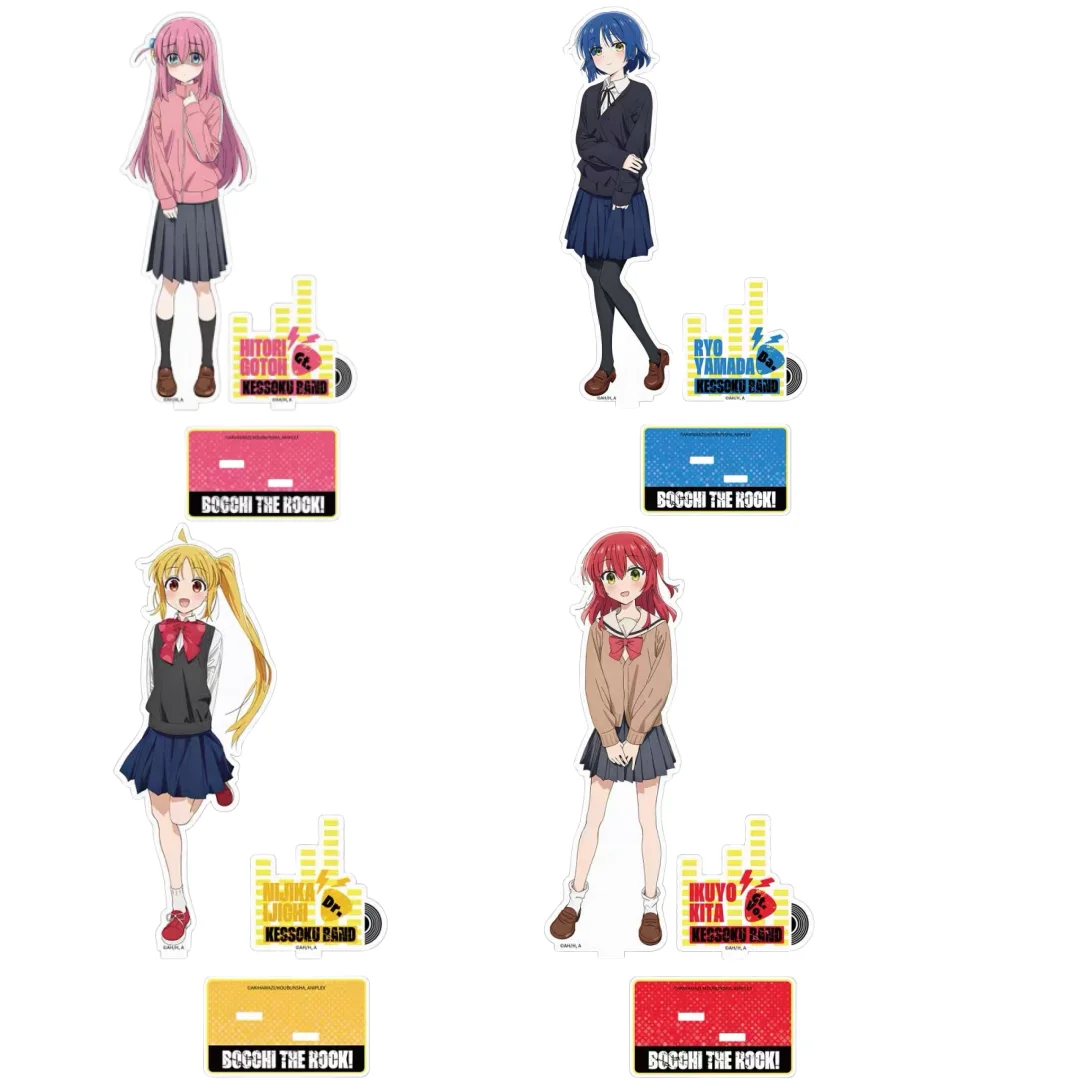 

【Double-sided Acrylic interlayer】Anime Figure Ijichi Nijika Yamada Ryo Kita Ikuyo Standing Acrylic Stand Desk Gifts