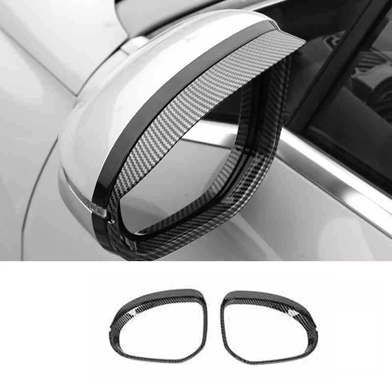 car rearview visor frame trims carbon fiber decoration for byd frigate 07 2023 2024 2025 exterior accessories auto modify