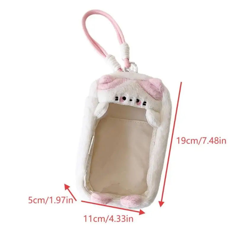 [xxx]【xxx】 Plush Doll Dustproof Storage Bag Doll Display Bag With Keyring Mini Mystery Box Dolls Organizer Pouches For 15cm Doll view 6
