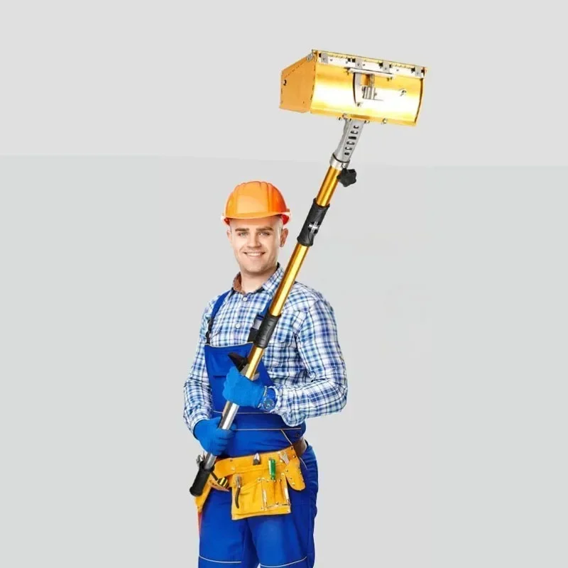 Telescoping Plastering Tool Aluminum Alloy Wall Plastering Tools Concrete Trowel Scraping Wall Bricklay Tool