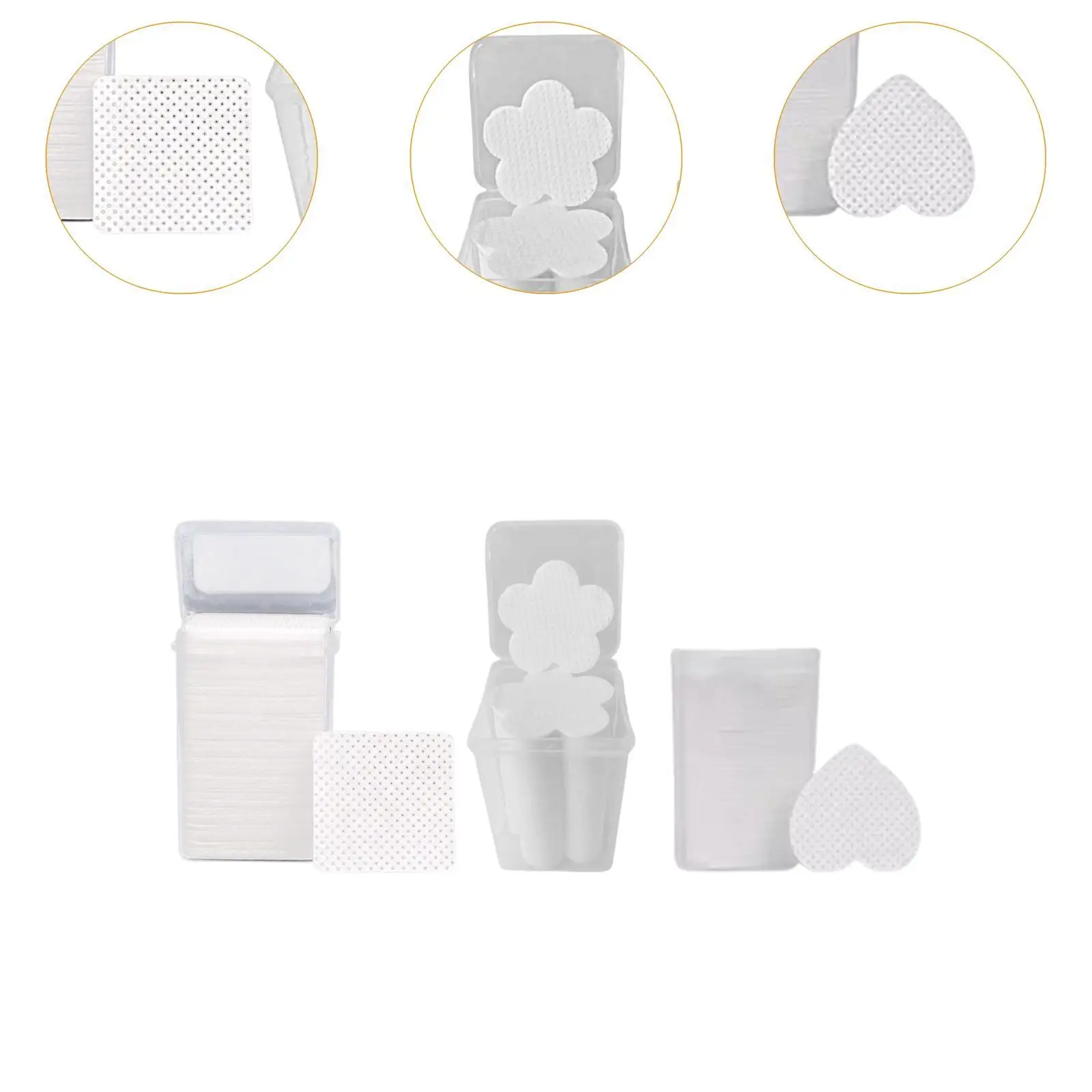 600 cuscinetti assorbenti per unghie per progetti di bellezza fai-da-te per extension ciglia