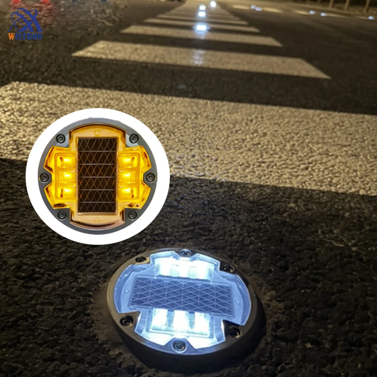 Smart Wireless Synchronous Road Stud Super Bright Highway Cat Eyes Solar Road Studs Led Lights