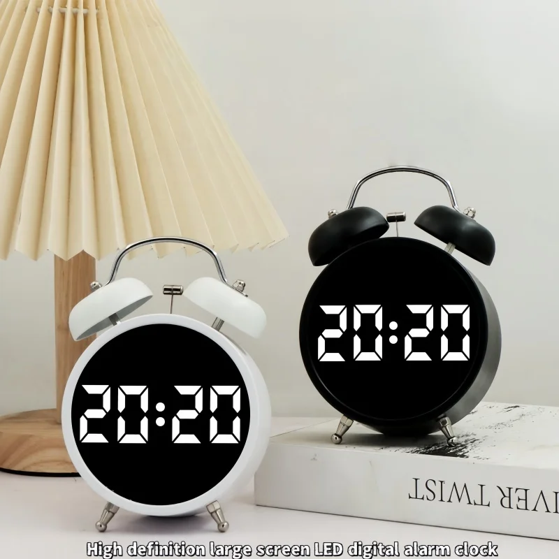 LED High-Definition Large Screen Digital Alarm Clock, Classic Analog - Student Specific Electronic Clock - Used for Bedrooms
