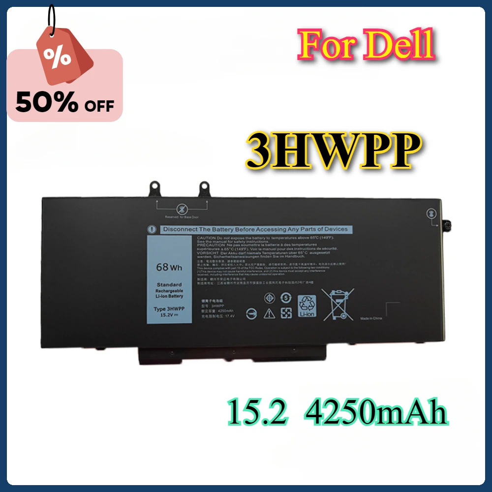 

3HWPP Laptop Battery for Dell Latitude 5401 5501 5410 5411 5510 5511 for Dell Precision 3541 3550 3551 Dell Laptop Battery